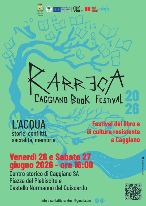 Rarrǝca, Caggiano book festival 2026