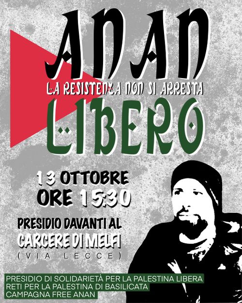 Anan Libero - La resistenza non si arresta!