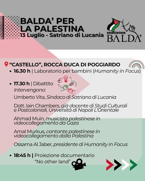 Balda' per la Palestina